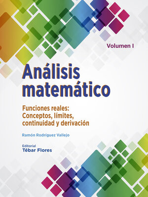 cover image of Análisis matemático I. Funciones reales